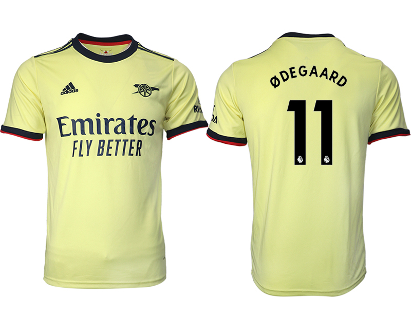Men 2021-2022 Club Arsenal away aaa version green #11 Soccer Jersey